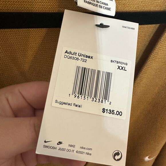 NEW Nike SB Skate Elemental Gold Wool Blend Cardigan Sweater Size XXL Unisex - Picture 7 of 16